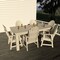 Highwood Usa Hamilton 7pc Rectangular Outdoor Patio Furniture Dining Set 84 x 42 AD-ST7HM1CO5AA-WAE - alternate 3